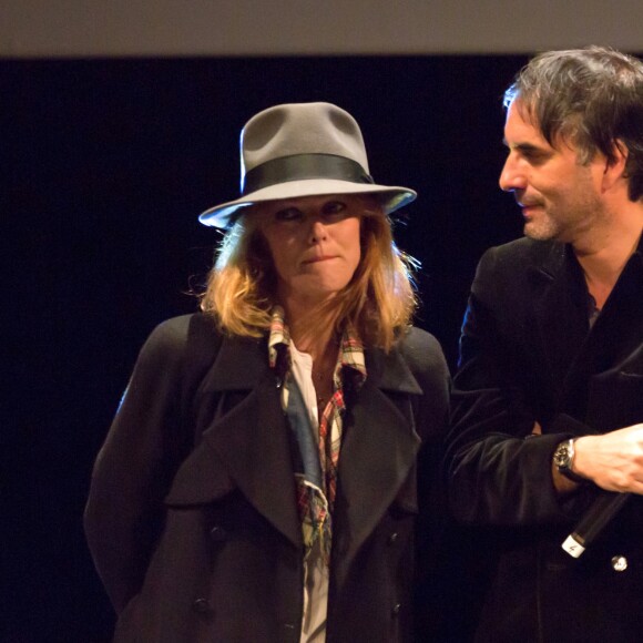 Samuel Benchetrit et sa compagne Vanessa Paradis assistent à la projection du film "Chien" lors du 32e Festival International du Film Francophone de Namur, Belgique, le 4 octobre 2017. © Alain Rolland/ImageBuzz/Bestimage