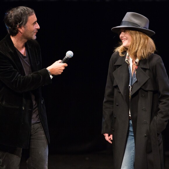 Samuel Benchetrit et sa compagne Vanessa Paradis assistent à la projection du film "Chien" lors du 32e Festival International du Film Francophone de Namur, Belgique, le 4 octobre 2017. © Alain Rolland/ImageBuzz/Bestimage