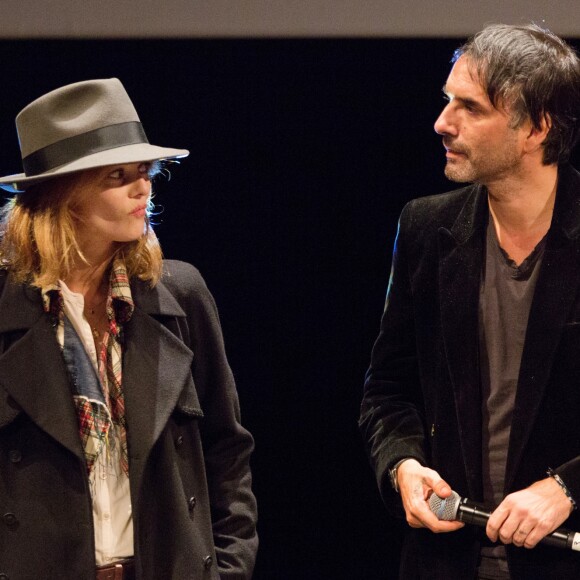 Samuel Benchetrit et sa compagne Vanessa Paradis assistent à la projection du film "Chien" lors du 32e Festival International du Film Francophone de Namur, Belgique, le 4 octobre 2017. © Alain Rolland/ImageBuzz/Bestimage