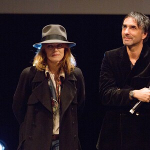 Samuel Benchetrit et sa compagne Vanessa Paradis assistent à la projection du film "Chien" lors du 32e Festival International du Film Francophone de Namur, Belgique, le 4 octobre 2017. © Alain Rolland/ImageBuzz/Bestimage