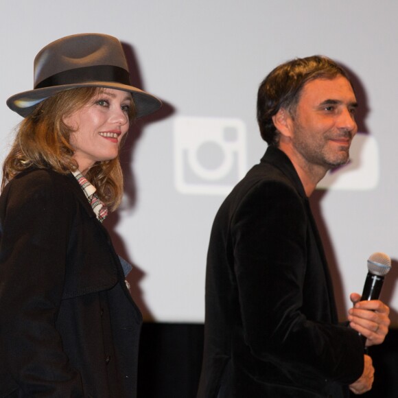 Samuel Benchetrit et sa compagne Vanessa Paradis assistent à la projection du film "Chien" lors du 32e Festival International du Film Francophone de Namur, Belgique, le 4 octobre 2017. © Alain Rolland/ImageBuzz/Bestimage