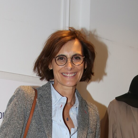 Exclusif - Inès de la Fressange lors de la soirée de lancement de la collection Automne-Hiver 2017 UNIQLO U à la boutique Uniqlo à Paris, le 4 octobre 2017. © Denis Guignebourg/Bestimage