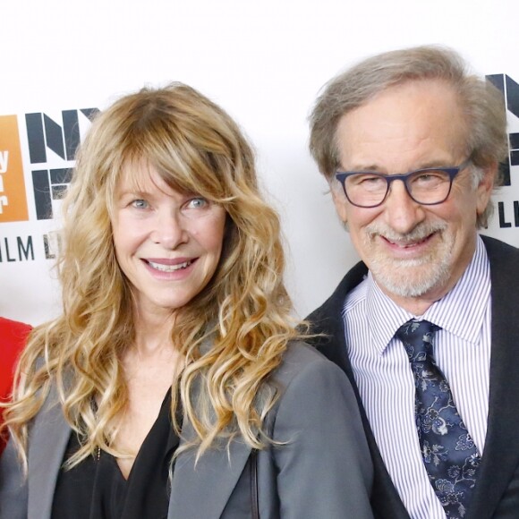 Destry Allyn Spielberg, Kate Capshaw, Steven Spielberg et Theo Spielberg - Avant-première du film "Speilberg" de Susan Lacy lors du New York Film Festival le 5 octobre 2017.
