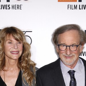 Steven Speilberg et sa femme Kate Capshaw et their children Sawyer et Destry - Avant-première du film "Speilberg" de Susan Lacy lors du New York Film Festival le 5 octobre 2017.
