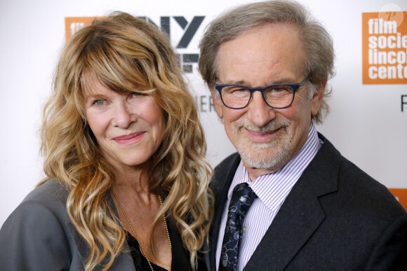 Steven Speilberg et sa femme Kate Capshaw - Avant-première du film "Speilberg" de Susan Lacy lors du New York Film Festival le 5 octobre 2017.