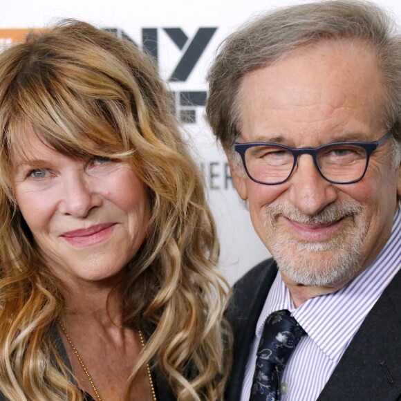 Steven Speilberg et sa femme Kate Capshaw - Avant-première du film "Speilberg" de Susan Lacy lors du New York Film Festival le 5 octobre 2017.