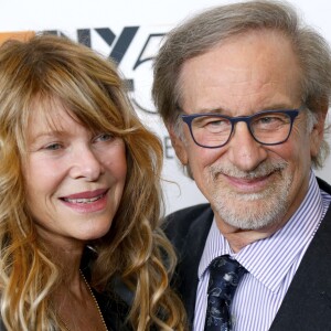 Steven Speilberg et sa femme Kate Capshaw - Avant-première du film "Speilberg" de Susan Lacy lors du New York Film Festival le 5 octobre 2017.