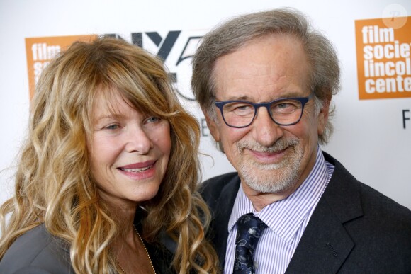 Steven Speilberg et sa femme Kate Capshaw - Avant-première du film "Speilberg" de Susan Lacy lors du New York Film Festival le 5 octobre 2017.