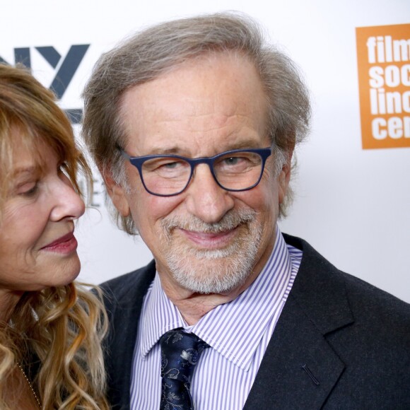 Steven Speilberg et sa femme Kate Capshaw - Avant-première du film "Speilberg" de Susan Lacy lors du New York Film Festival le 5 octobre 2017.