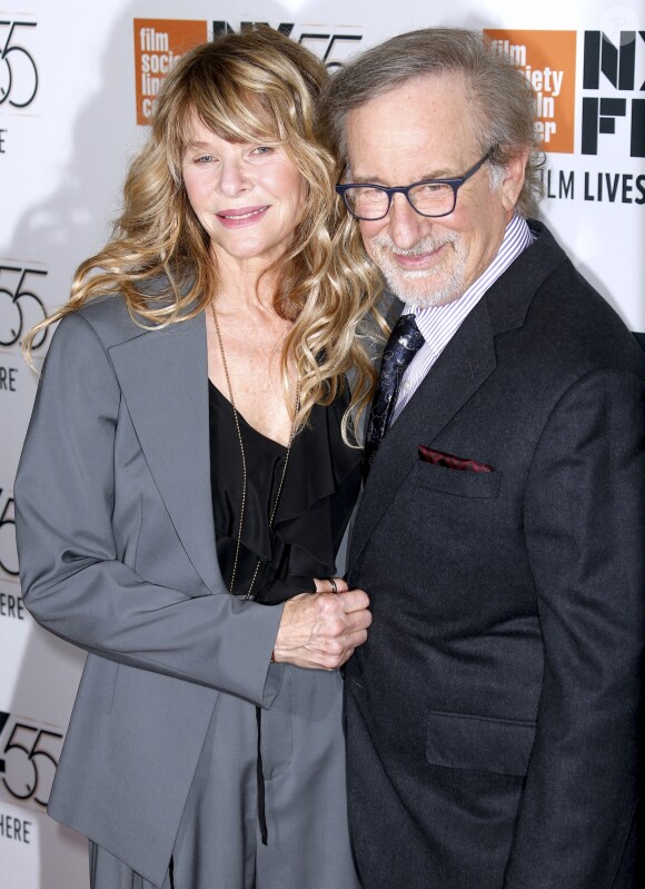 Steven Speilberg et sa femme Kate Capshaw - Avant-première du film "Speilberg" de Susan Lacy lors du New York Film Festival le 5 octobre 2017.