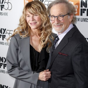 Steven Speilberg et sa femme Kate Capshaw - Avant-première du film "Speilberg" de Susan Lacy lors du New York Film Festival le 5 octobre 2017.