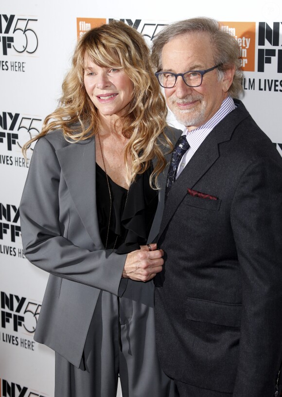 Steven Speilberg et sa femme Kate Capshaw - Avant-première du film "Speilberg" de Susan Lacy lors du New York Film Festival le 5 octobre 2017.