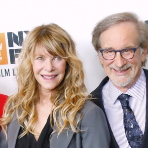 Destry, Kate Capshaw, Steven Spielberg et Theo Spielberg - Avant-première du film "Speilberg" de Susan Lacy lors du New York Film Festival le 5 octobre 2017.
