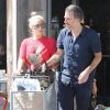 Lady Gaga et son compagnon Christian Carino à Malibu. Le 2 juillet 2017.