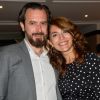 Semi-Exclusif - Edouard Rigaud et Caterina Murino lors de la soirée d'inauguration de la "Suite Michèle Morgan" de l'Hôtel Barrière le Majestic Cannes, le 7 octobre 2017. © Guirec Coadic/Bestimage