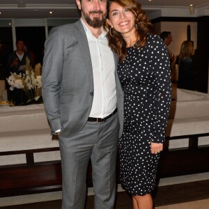 Semi-Exclusif - Edouard Rigaud et Caterina Murino lors de la soirée d'inauguration de la "Suite Michèle Morgan" de l'Hôtel Barrière le Majestic Cannes, le 7 octobre 2017. © Guirec Coadic/Bestimage