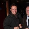 Julien Rochefort, Marcel Philippot - Exclusif - Les acteurs de la pièce 'Le tartuffe' de Moliere se retrouvent au restaurant Omandra à Paris le 27 octobre 2012