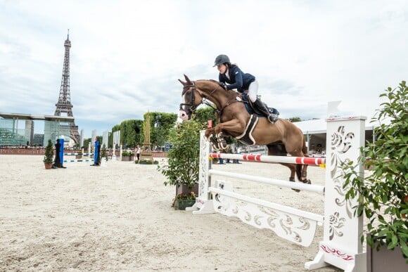 Louise Rochefort - Longines Paris Eiffel Jumping au Champ-de-Mars à Paris, le 5 juillet 2015.