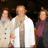 Jean Rochefort, sa femme Françoise Vidal et leur fille Louise au salon du cheval en 2006