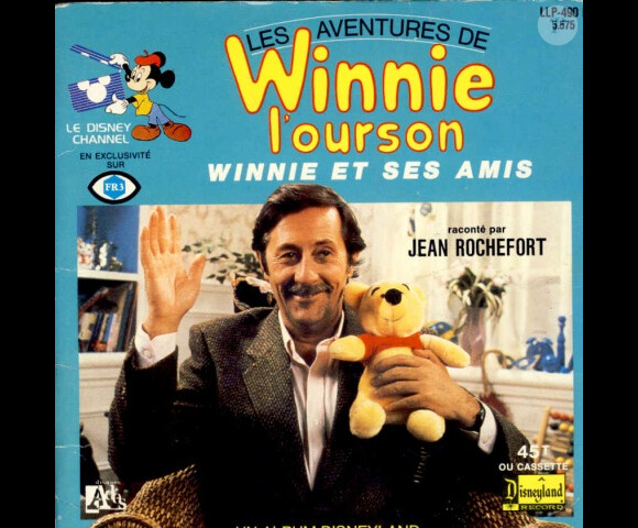 Jean Rochefort raconte Winnie l'ourson sur ce disque 33 tours