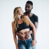 Ariane Brodier enceinte de son amoureux Fulgence Ouedraogo, une annonce faite sur Instagram le 10 août 2017.