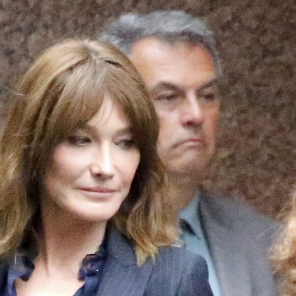 Exclusif - Nicolas Sarkozy et sa femme Carla Bruni Sarkozy à New York le 9 octobre 2017.