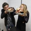 Exclusif - Thierry Moreau, Enora Malagré - Inauguration du restaurant "Tough Burger" et vernissage de l'exposition Gilbert Mazout à Montreuil, le 5 Octobre 2017. © Marc Ausset- Lacroix / Bestimage