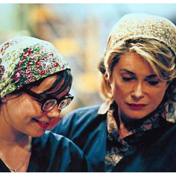 Björk et Catherine Deneuve dans "Dancer ine the Dark", en 2000.