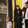 Exclusif - K.J. Apa, Lili Reinhart, Camila Mendes sur le tournage de "Riverdale" à Vancouver. Canada, le 17 Janvier 2017.