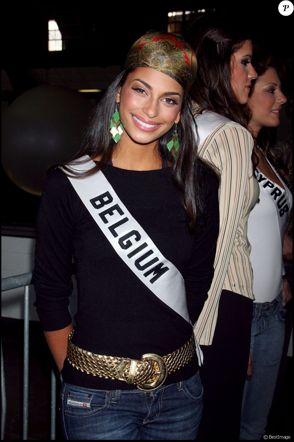 Tatiana Silva, ex-Miss Belgique lors du concours Miss ...