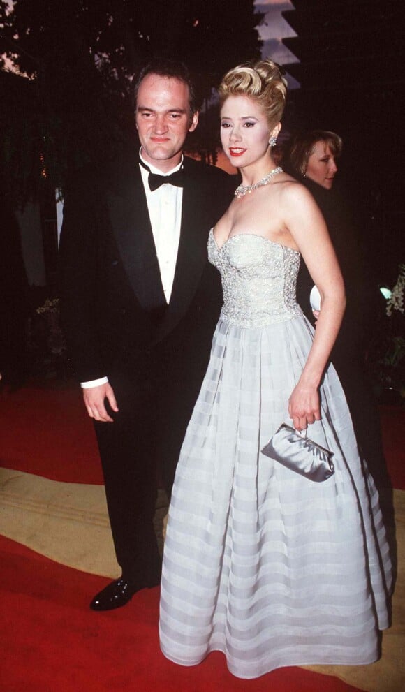 Quentin Tarantino et Mira Sorvino à Los Angeles en 1997.