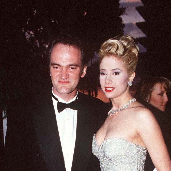 Quentin Tarantino et Mira Sorvino à Los Angeles en 1997.