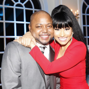 Nicki Minaj et son frère Jelani Maraj. Août 2015.