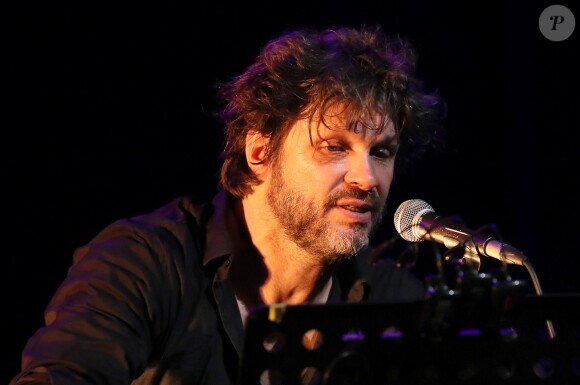 Exclusif - Bertrand Cantat faisant une lecture à Cenon, le 22 septembre 2016. © Patrick Bernard / Bestimage