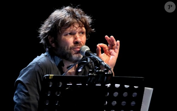 Exclusif - Bertrand Cantat faisant une lecture à Cenon, le 22 septembre 2016. © Patrick Bernard / Bestimage