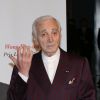 Charles Aznavour lors du photocall de la soirée de remise de prix au Festival Lumière à Lyon le 20 octobre 2017.
