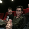 Loucas, Enzo et Pascal Soetens en 2016 au cinéma.