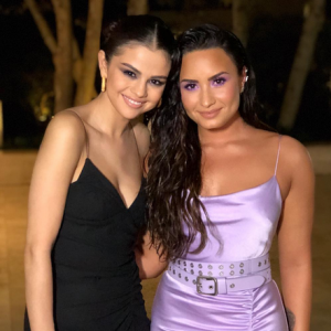 Selena Gomez et Demi Lovato aux InStyle Awards, au Getty Museum. Los Angeles, le 23 octobre 2017.