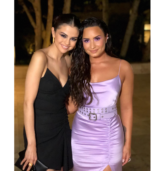 Selena Gomez et Demi Lovato aux InStyle Awards, au Getty Museum. Los Angeles, le 23 octobre 2017.