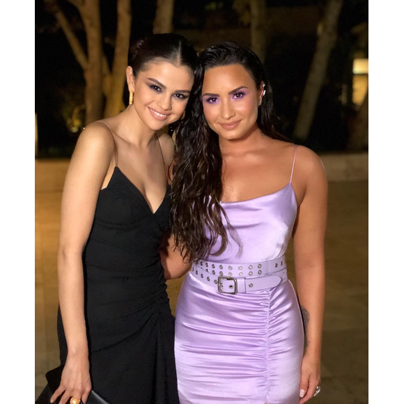 Selena Gomez et Demi Lovato aux InStyle Awards, au Getty Museum. Los Angeles, le 23 octobre 2017.