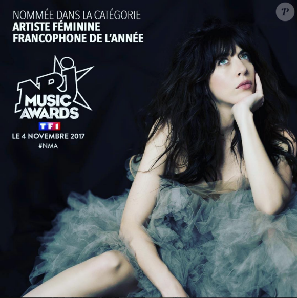 Nolwenn Leroy nommée dans la catégorie Artiste féminine francophone de l'année aux NRJ Music Awards 2017 qui auront lieu le 4 novembre.