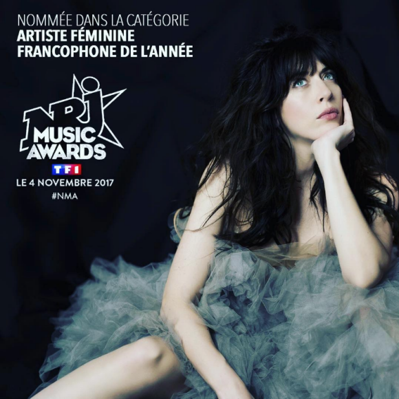 Nolwenn Leroy nommée dans la catégorie Artiste féminine francophone de l'année aux NRJ Music Awards 2017 qui auront lieu le 4 novembre.