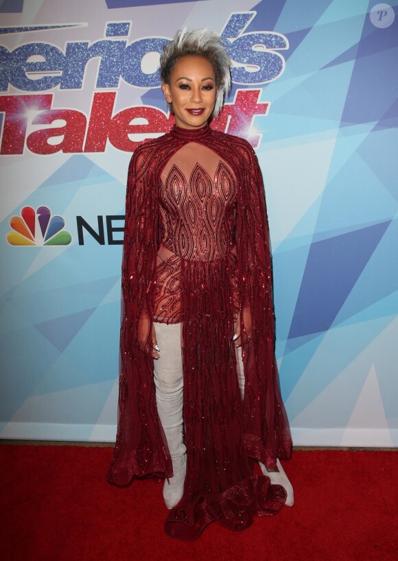 Mel B (Melanie Brown) à la soirée de la saison 12 de America's Got Talent au théâtre Dolby à Hollywood, le 20 septembre 2017.