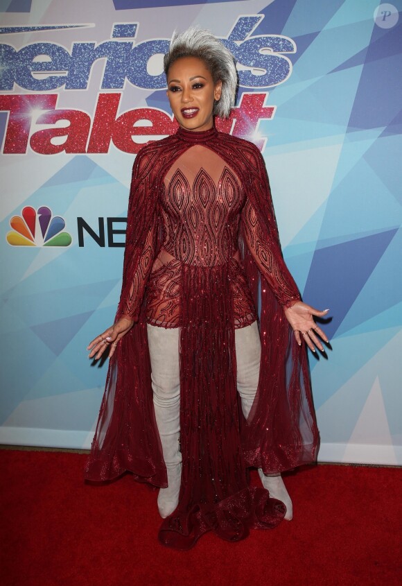 Mel B (Melanie Brown) à la soirée de la saison 12 de America's Got Talent au théâtre Dolby à Hollywood, le 20 septembre 2017.