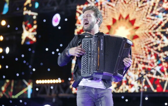 Exclusif - Claudio Capéo - Concert pour la tolérance à Agadir le 14 octobre 2017. Cette grande soirée sera diffusée le samedi 28 octobre 2017 sur la chaine W9. Afin de célébrer la paix, le dialogue et l'amitié entre les cultures «La grande soirée des Mille et une nuits de Maître Gims», musicale et festive, se veut être un trait d'union entre les deux rives de la Méditerranée. Enregistrée à Agadir au Maroc, cette soirée sera présentée par Jérôme Anthony et accueillera MaîtreGims en invité spécial, entouré d'artistes de différents horizons © Christophe Aubert via Bestimage