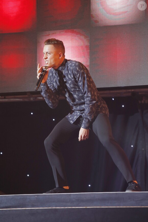 Exclusif - Loïc Nottet - Concert pour la tolérance à Agadir le 14 octobre 2017. Cette grande soirée sera diffusée le samedi 28 octobre 2017 sur la chaine W9. Afin de célébrer la paix, le dialogue et l'amitié entre les cultures «La grande soirée des Mille et une nuits de Maître Gims», musicale et festive, se veut être un trait d'union entre les deux rives de la Méditerranée. Enregistrée à Agadir au Maroc, cette soirée sera présentée par Jérôme Anthony et accueillera MaîtreGims en invité spécial, entouré d'artistes de différents horizons © Christophe Aubert via Bestimage