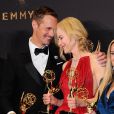 Alexander Skarsgard, Nicole Kidman et Reese Witherspoon aux Emmy Awards à Los Angeles, le 17 septembre 2017.