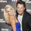 Vincent Cerutti et sa danseuse Katrina Patchett lors du photocall de présentation du jury et des nouveaux couples de "Danse avec les Stars" au siège de TF1 à Boulogne-Billancourt, le 28 septembre 2017. © Pierre Pérusseau/Bestimage