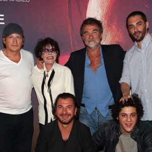 Exclusif - Benoît Magimel, Dani, Olivier Marchal, le rappeur Gringe, Michaël Youn, Idir Chender - Avant-première du film "Carbone" au cinéma La Renaissance à Saint-Tropez, le 19 août 2017. © Dominique Jacovides/Cyril Moreau/Bestimage