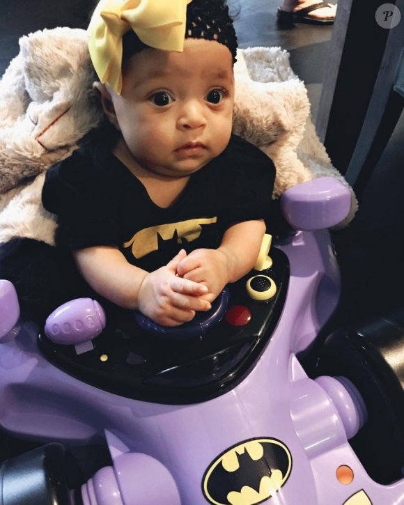 La fille de Serena Williams déguisée en Bat Girl pour Halloween, le 31 octobre 2017.